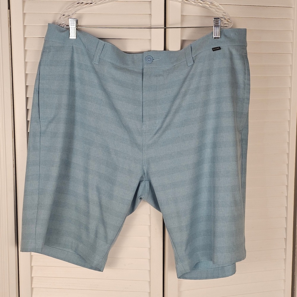Travis Mathew Mens Blue Lake Powell Performance Golf Shorts 42